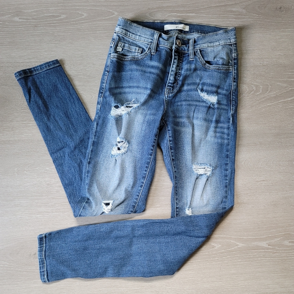 KanCan Distressed Skinny Jeans Size 26